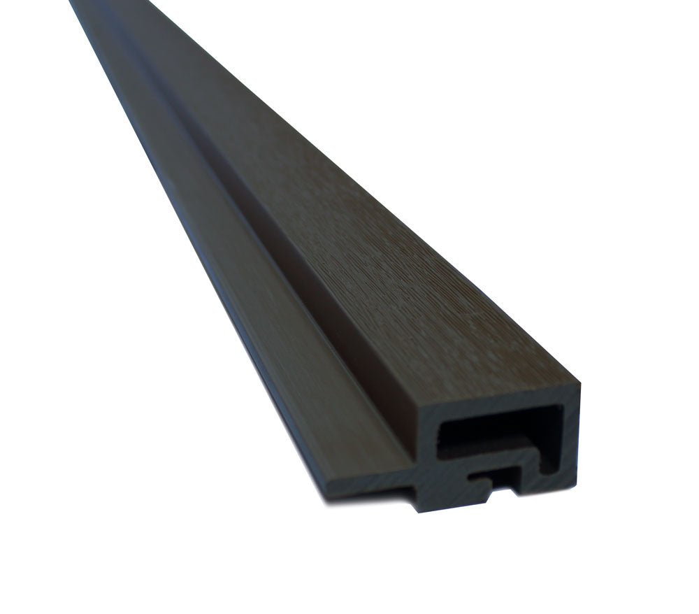 Black Universal Trim End Cap, Corner Piece Molding For Exterior Wall Panels
