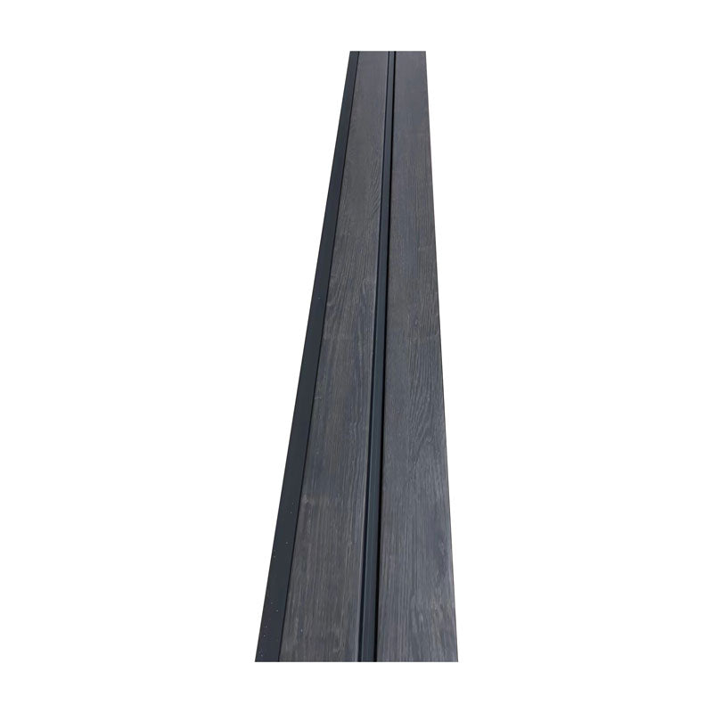 Solid Black Vinyl Slat Panels For Walls