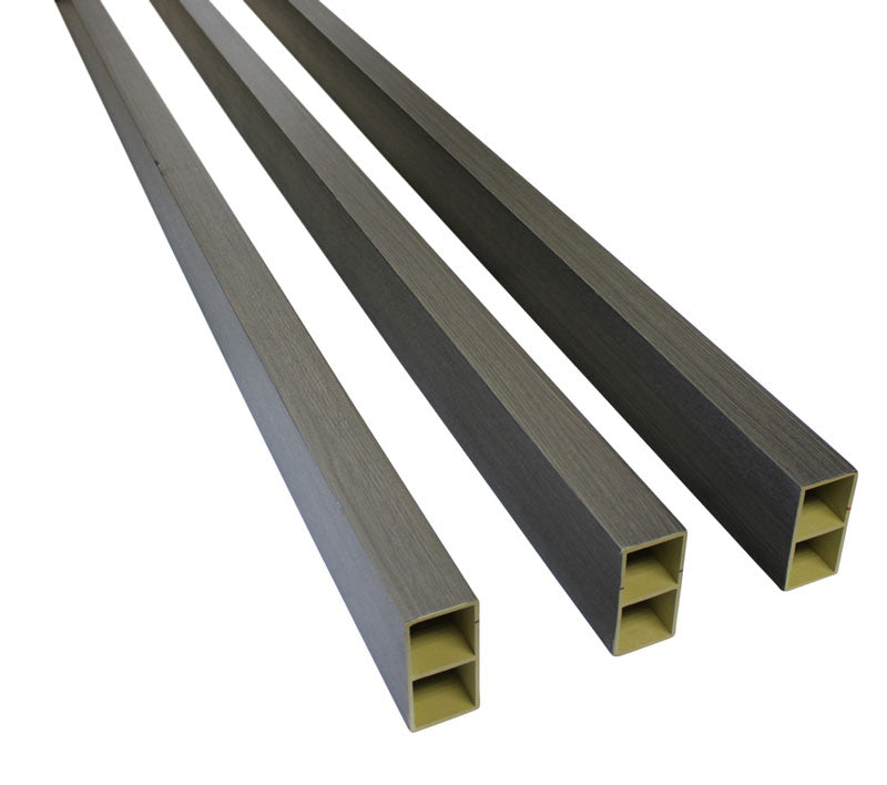 Black Wood Slat Room Dividers, Wall Partition (WPC)
