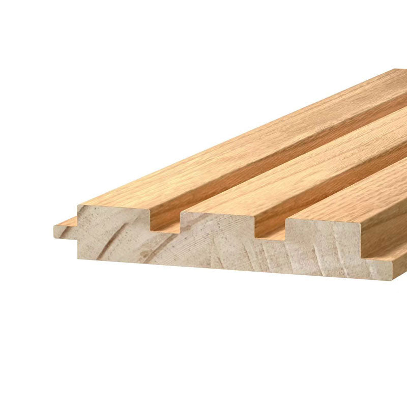 Champagne Oak Slat Wood Wall Panels - Broad