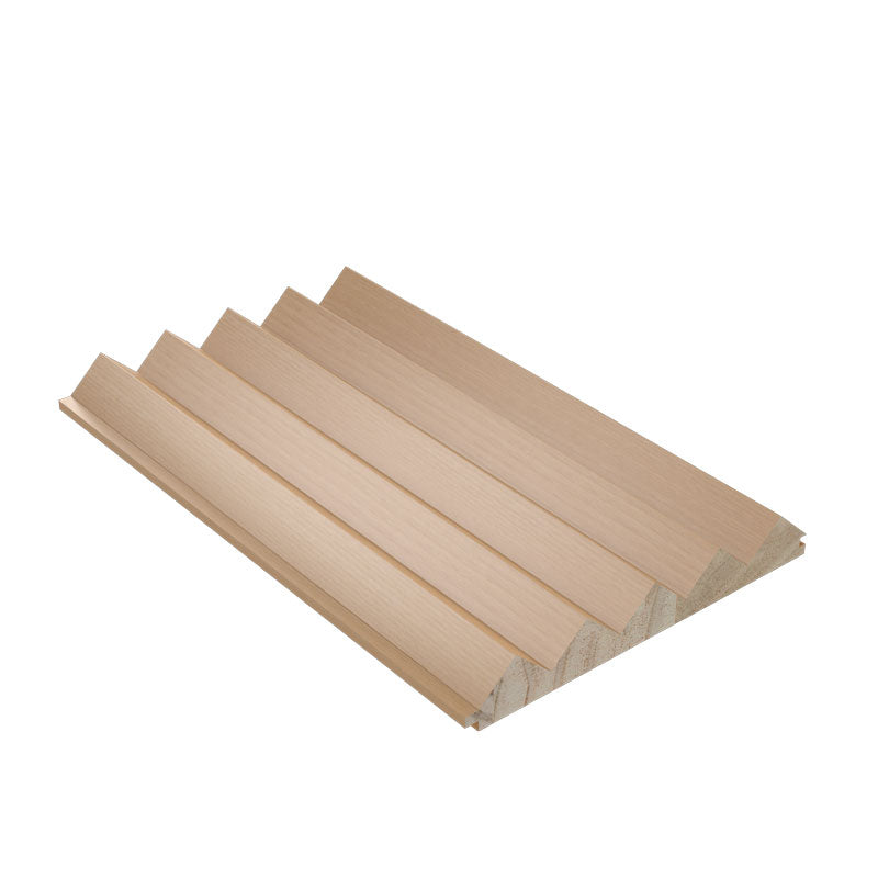Champagne Oak Slat Wood Wall Panels - Triangular (94.5" Long) x (6" Wide)