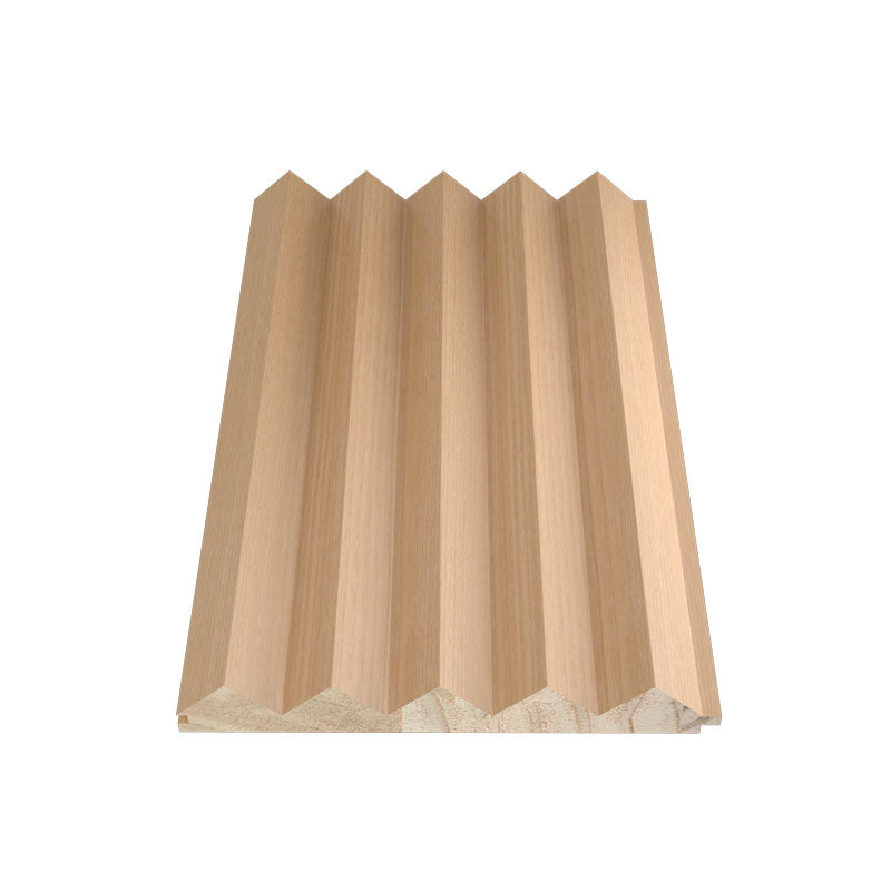 Champagne Oak Slat Wood Wall Panels - Triangular (94.5" Long) x (6" Wide)