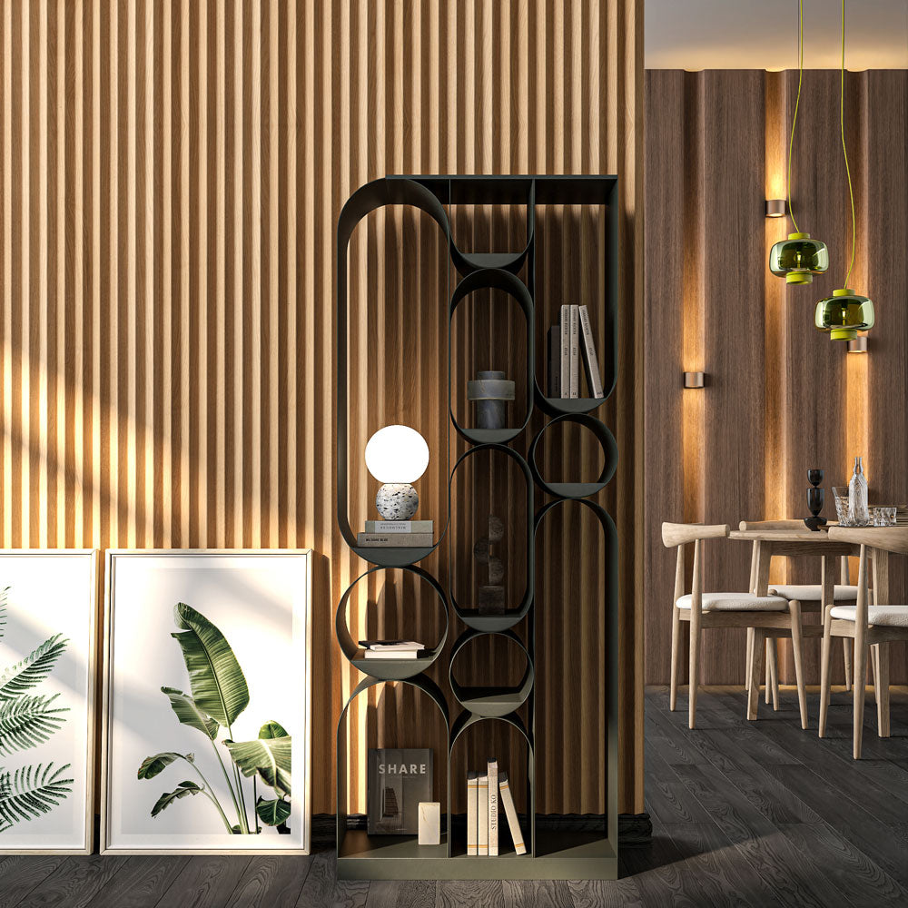 Champagne Oak Slat Wood Wall Panels - Triangular (94.5" Long) x (6" Wide)