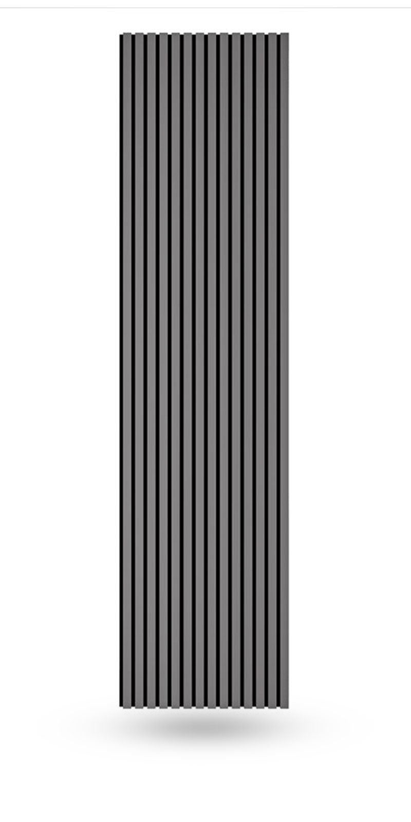 Storm Gray Acoustic Slat Wood Wall Panels