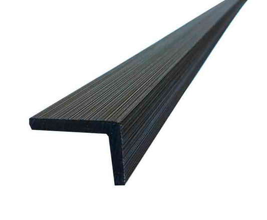 Black 90° Trim for Windows, Doorways Molding for Exterior Slat Panels