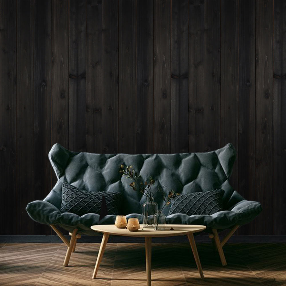 Ebony Wood Shiplap Siding Boards for Interior, Exterior Walls