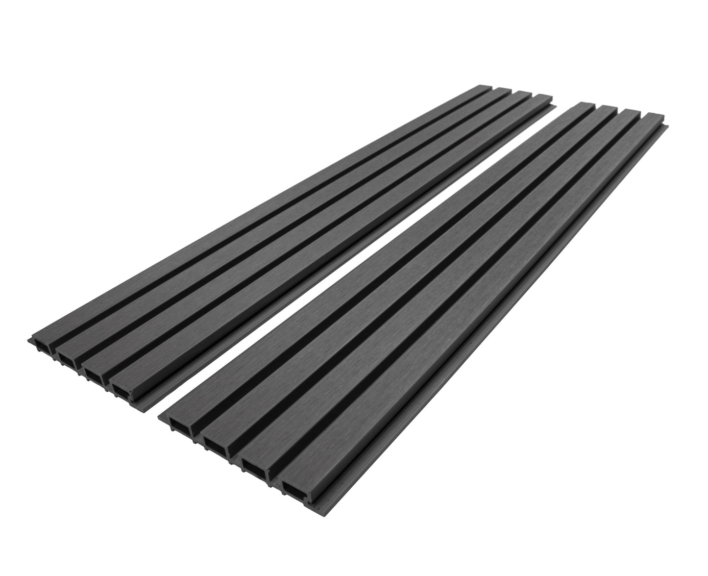 Gray Exterior Slat Paneling