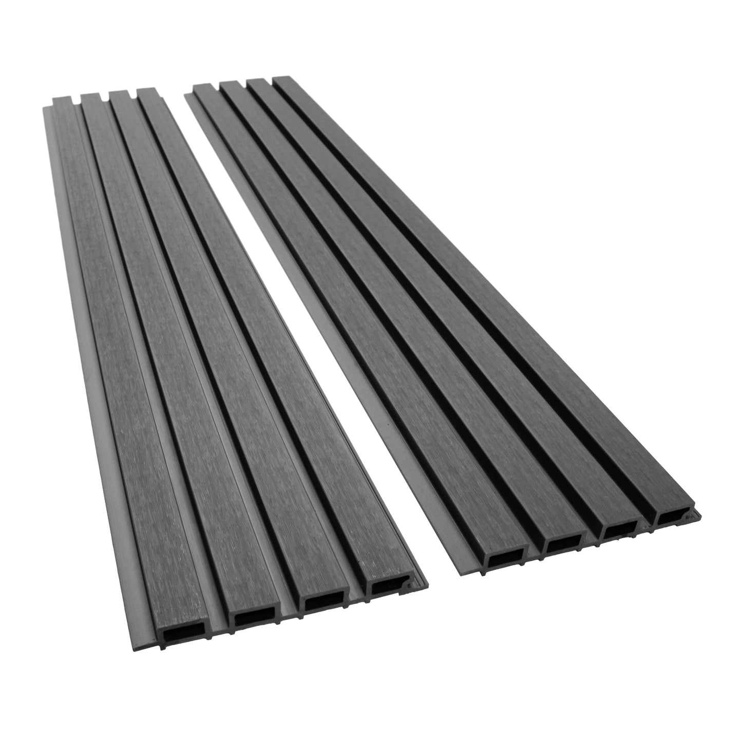 Gray Outdoor Slat Panels