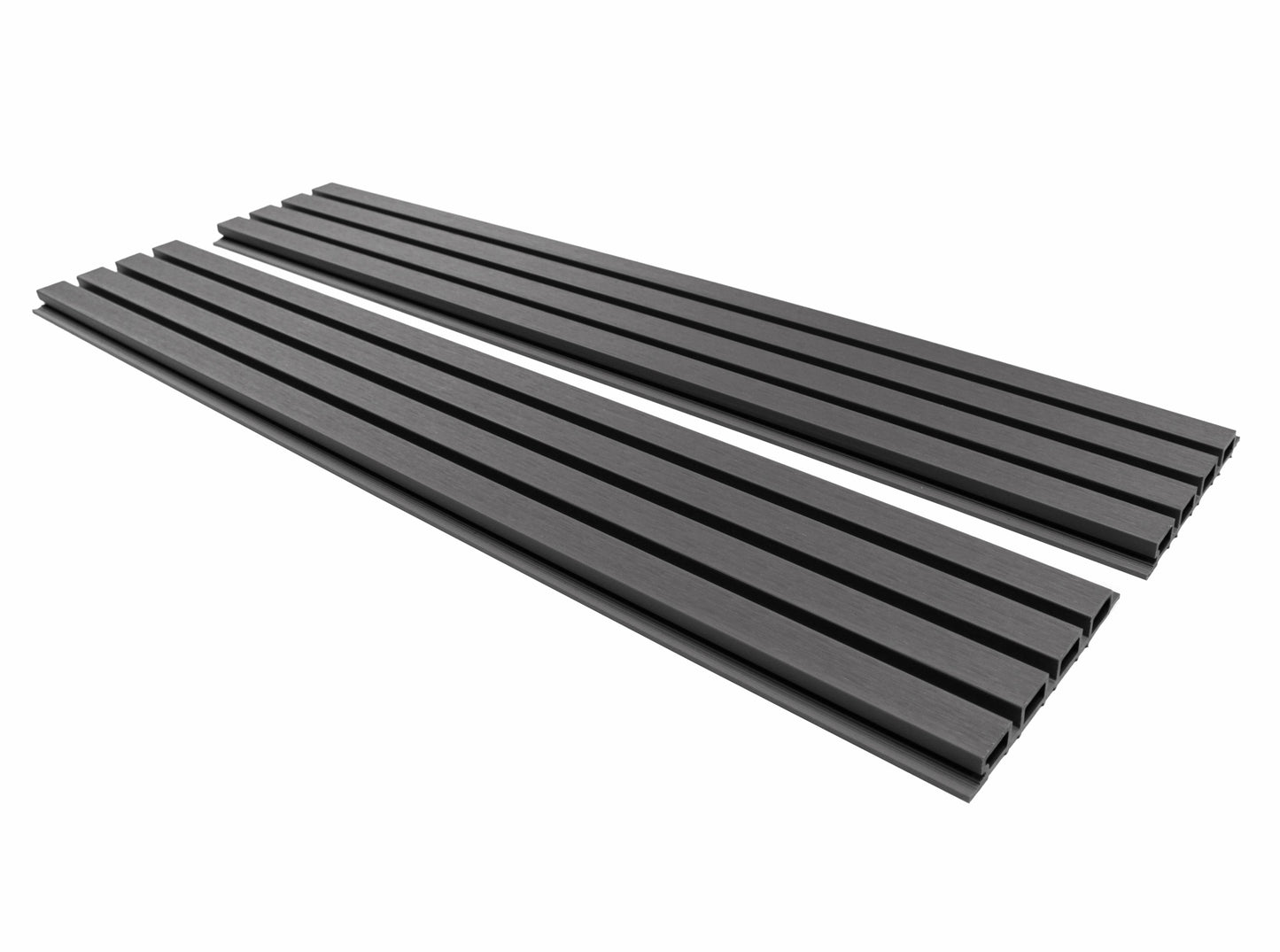 Gray Exterior Slat Panels
