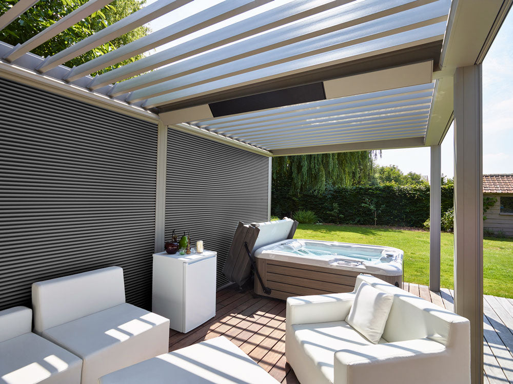 Gray Exterior Slat Wall Paneling for Outdoors