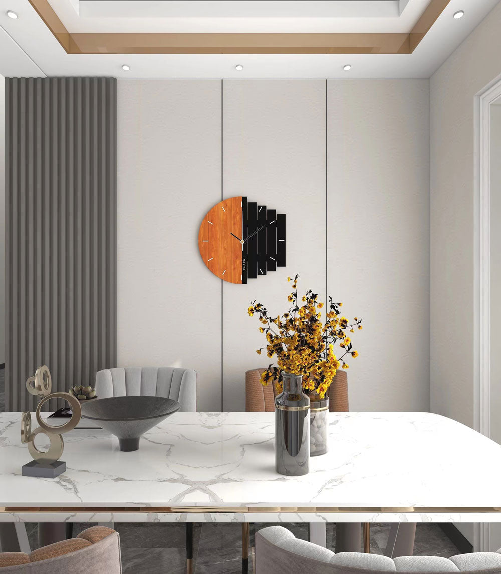 Gray Wood Slat Panels