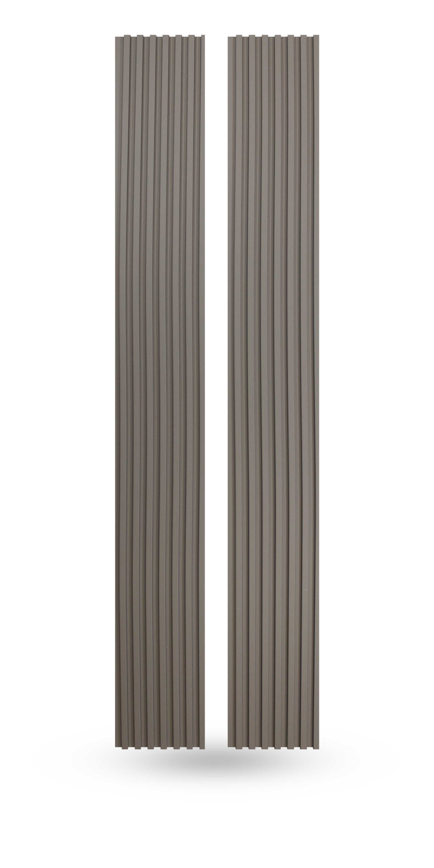Rhino Gray Slat Wood Panels for Walls