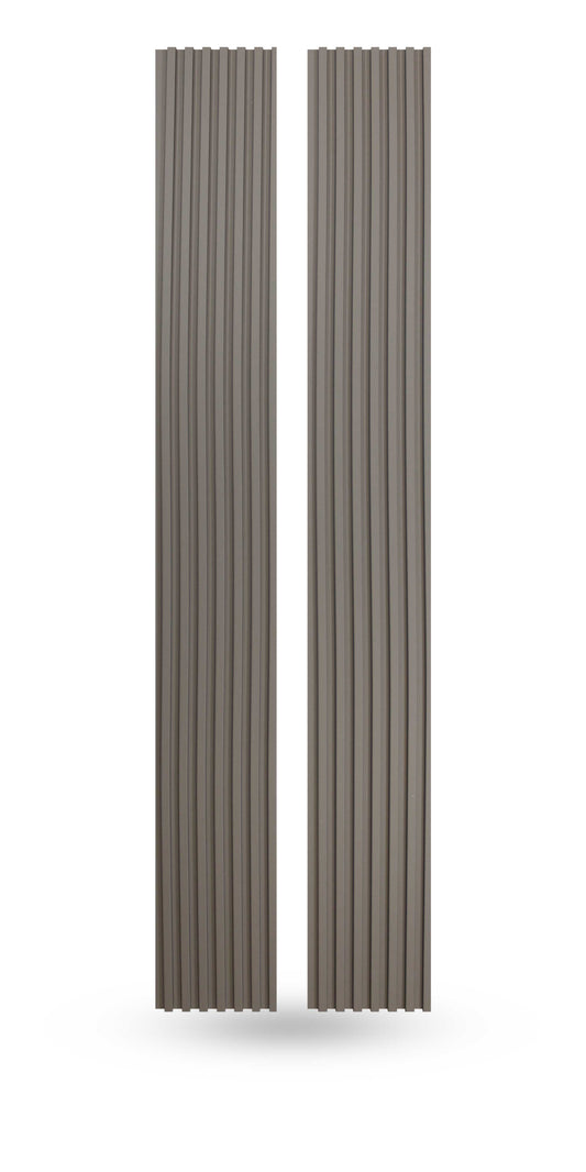 Rhino Gray Slat Wood Panels for Walls