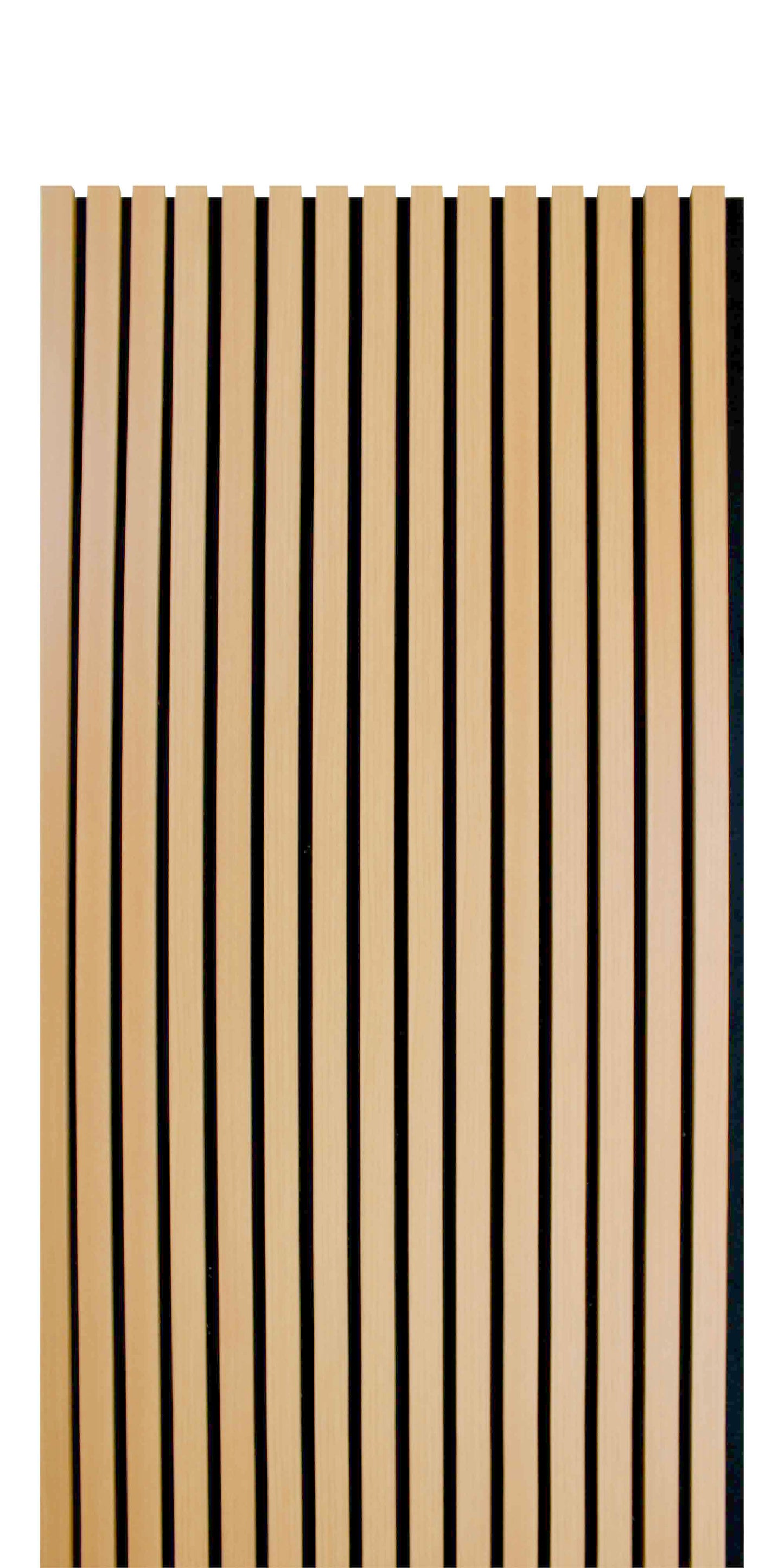 Natural Oak Acoustic Slat Wood Paneling for Soundproofing Walls