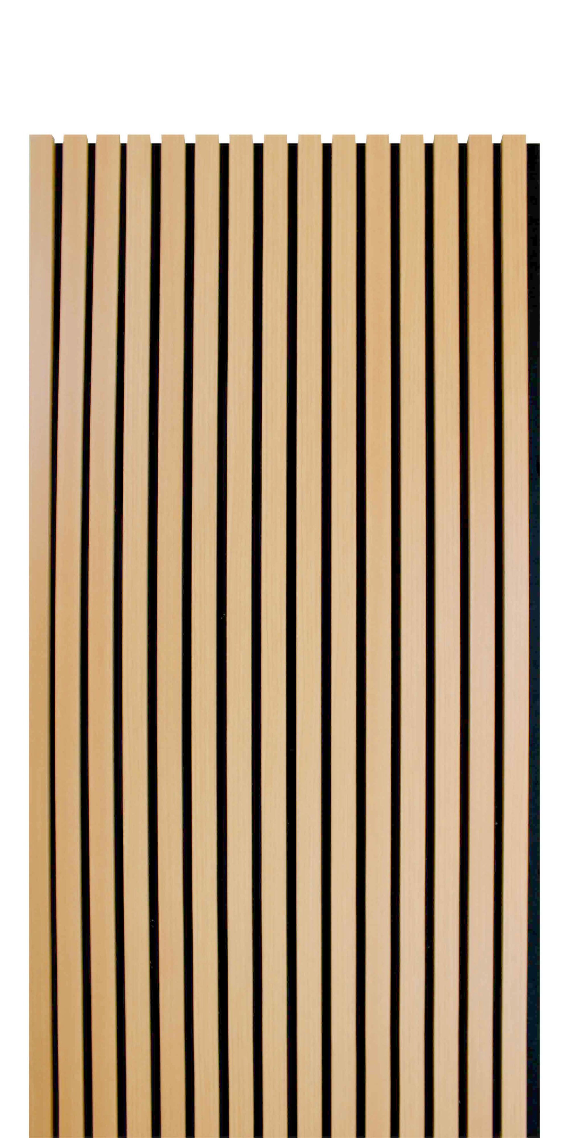 Natural Oak Acoustic Slat Wood Paneling for Soundproofing Walls