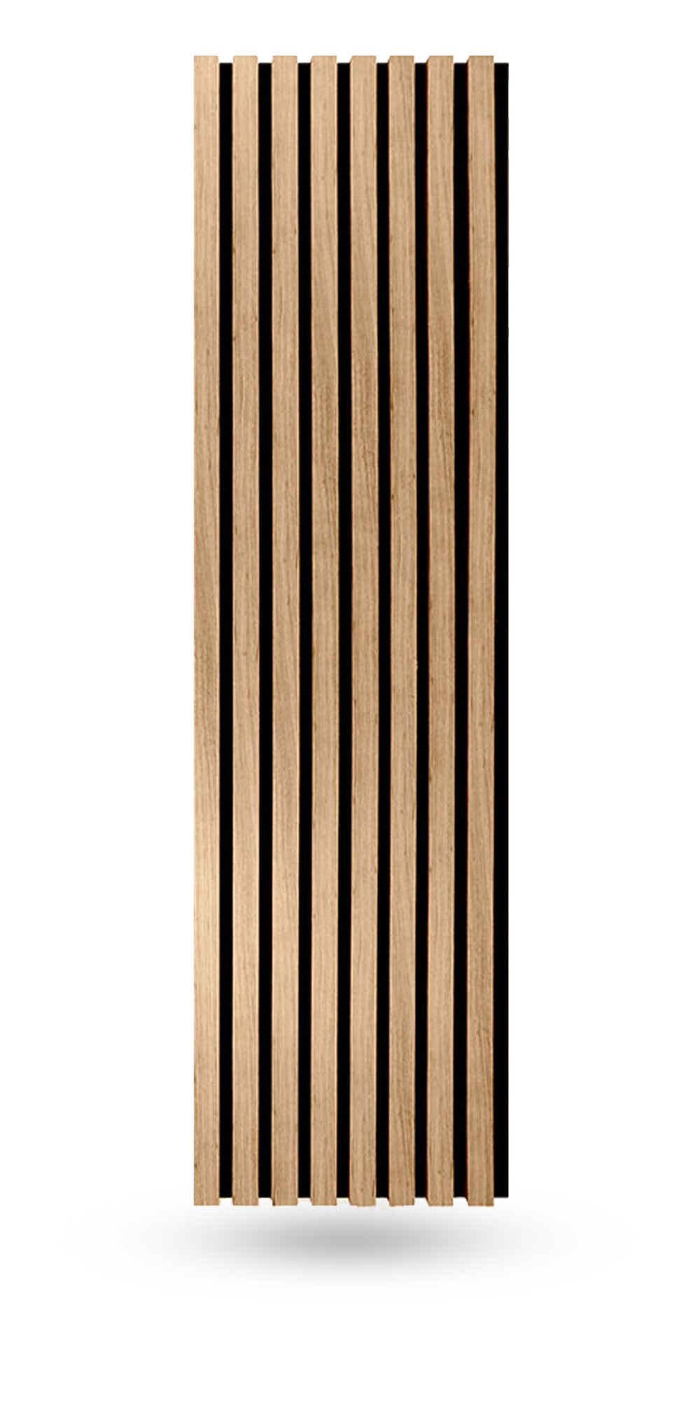 Light Walnut Acoustic Slat Wood Panels for Walls and Ceilings