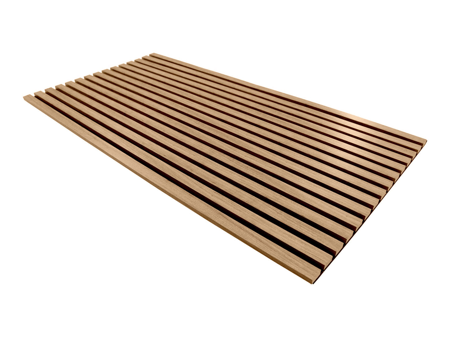 light walnut acoustic slat wood wall panels