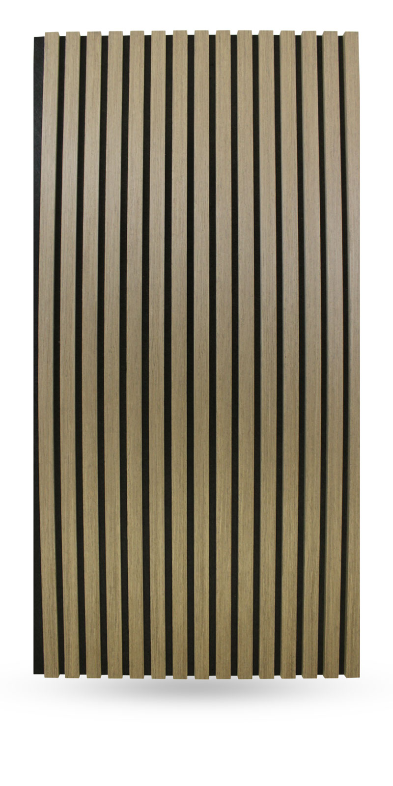 American Walnut Acoustic Wall Panels Real Wood Veneer Three-Sided Slats