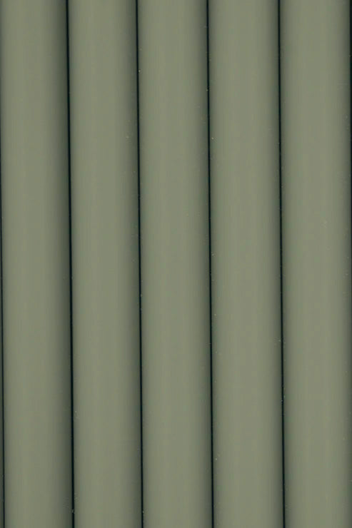 Flexible Tambour Wood Panels For Interior Walls Decorative Fluted Siding Cladding - Olive Green