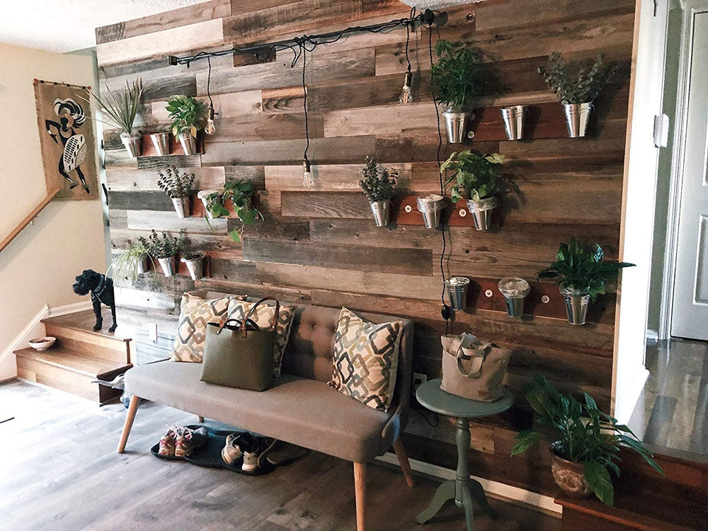 reclaimed barnwood for walls