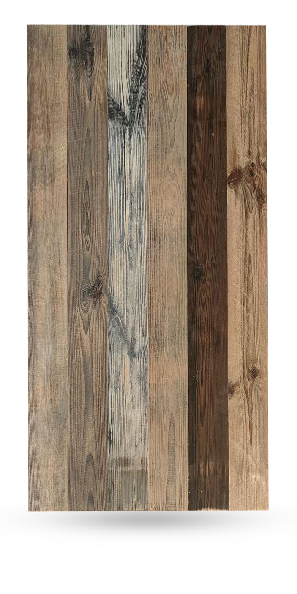Style Selections Weathered Grey Pine Wood Shiplap Wall Plank Kit (Coverage Area: 10.5-sq ft) in Gray | 51005