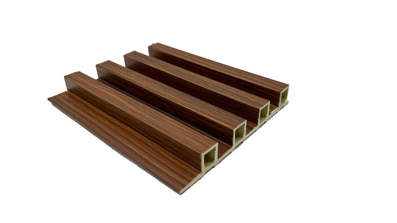 Antique Maple WPC Fluted Slat Wall Panels