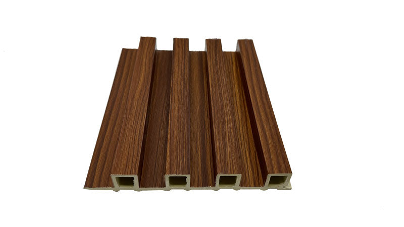 Antique Maple WPC Fluted Slat Wall Panels