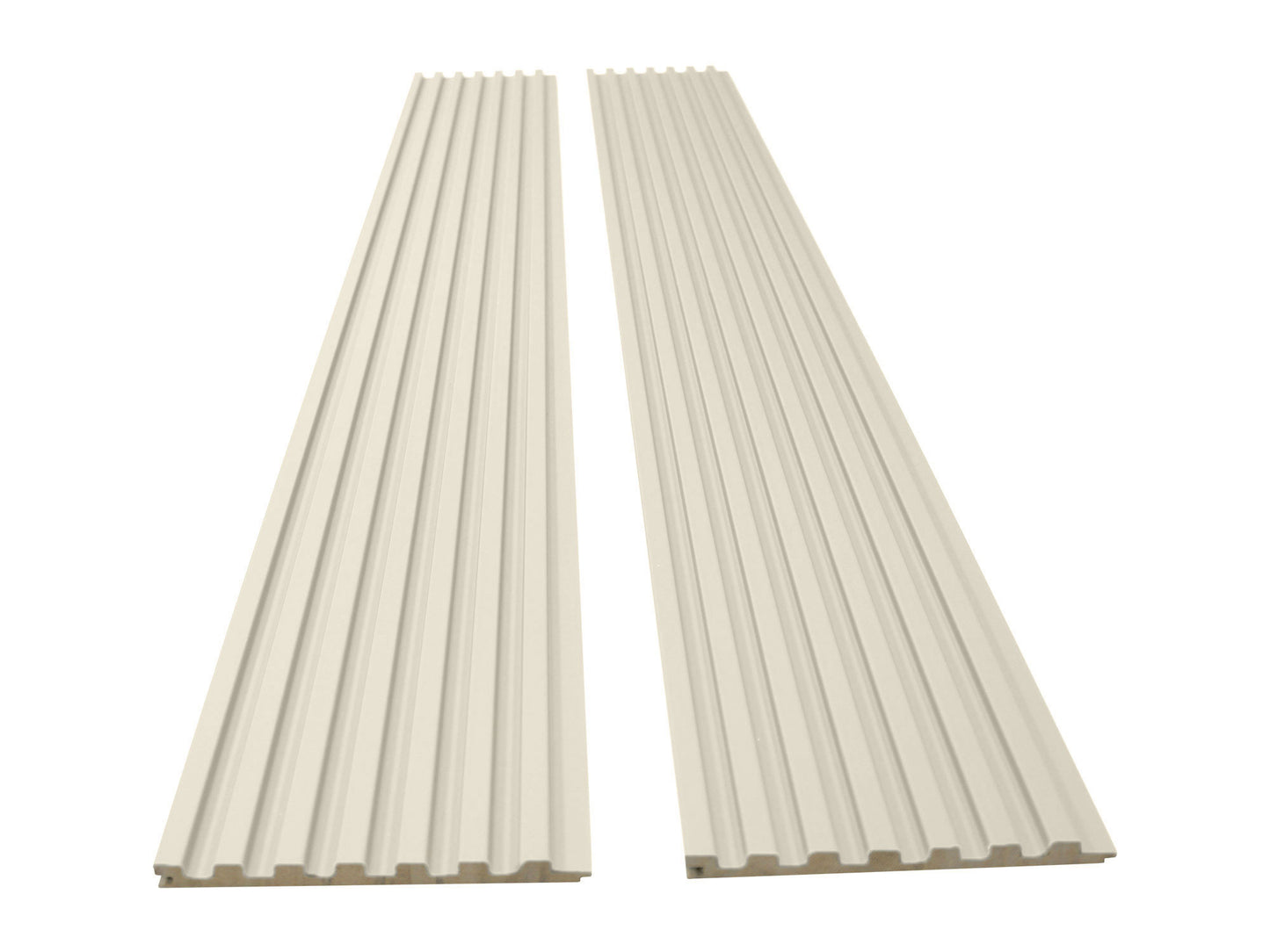 Sand Slat Wood Panels for Walls - Sleek (106" x 5 3/4")