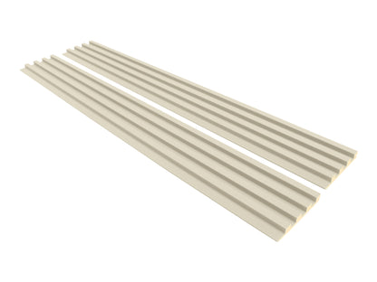 Sand Wood Slat Panels for Walls - Stout (94" x 5 3/4")