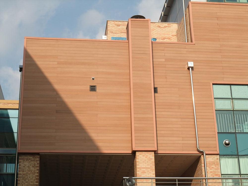 Cedar Exterior Shiplap Composite Siding Boards, Outdoor Wall Panels