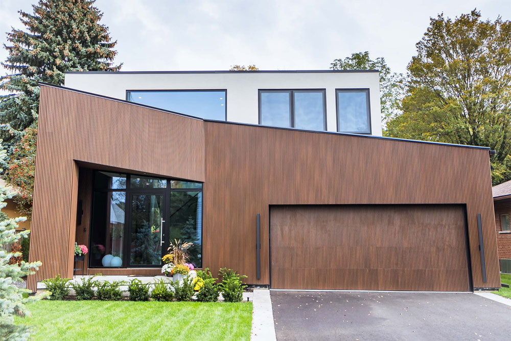 teak outdoor siding
