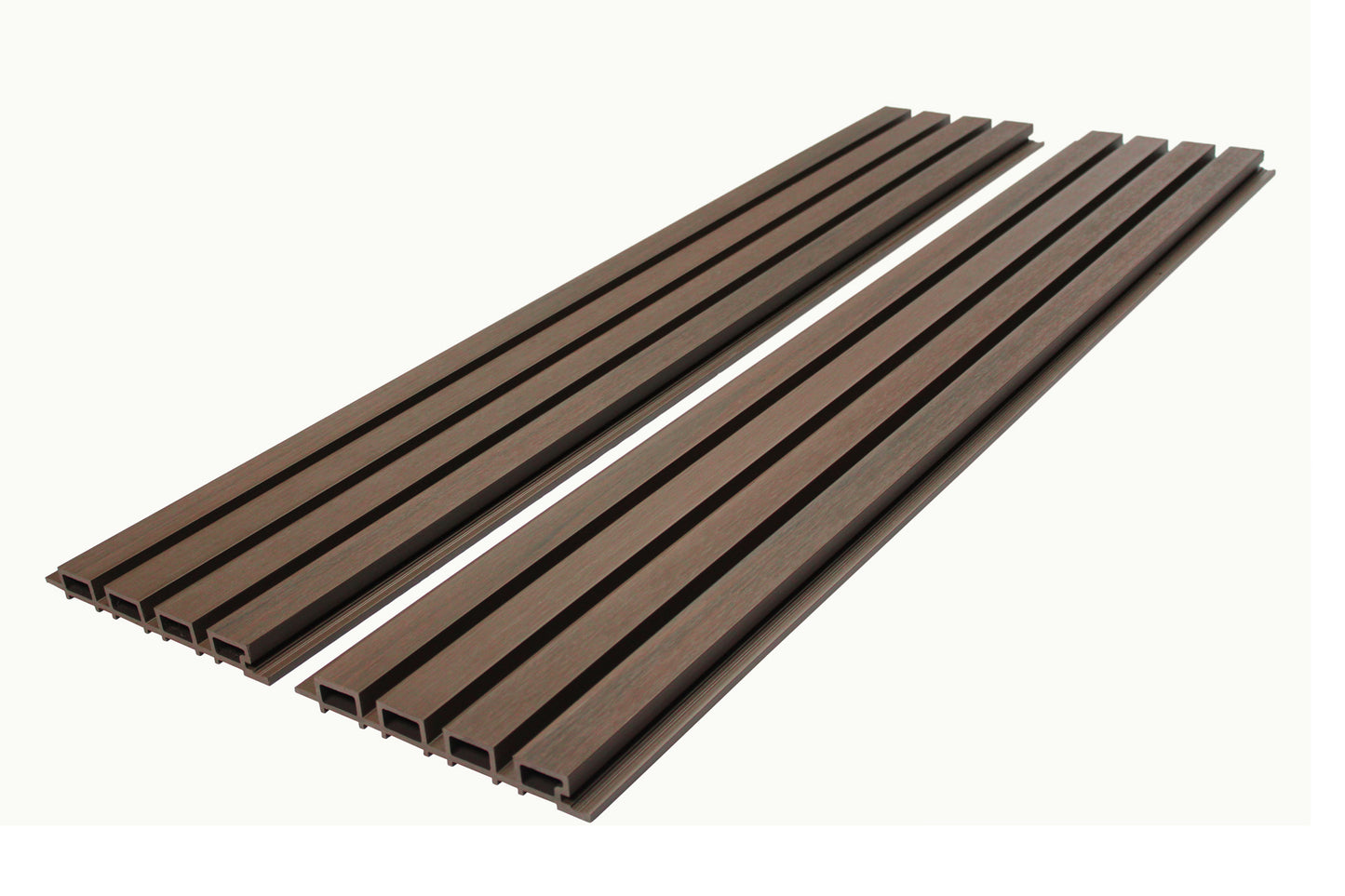 Dark Brown Exterior Slat Wall Paneling for Outdoors