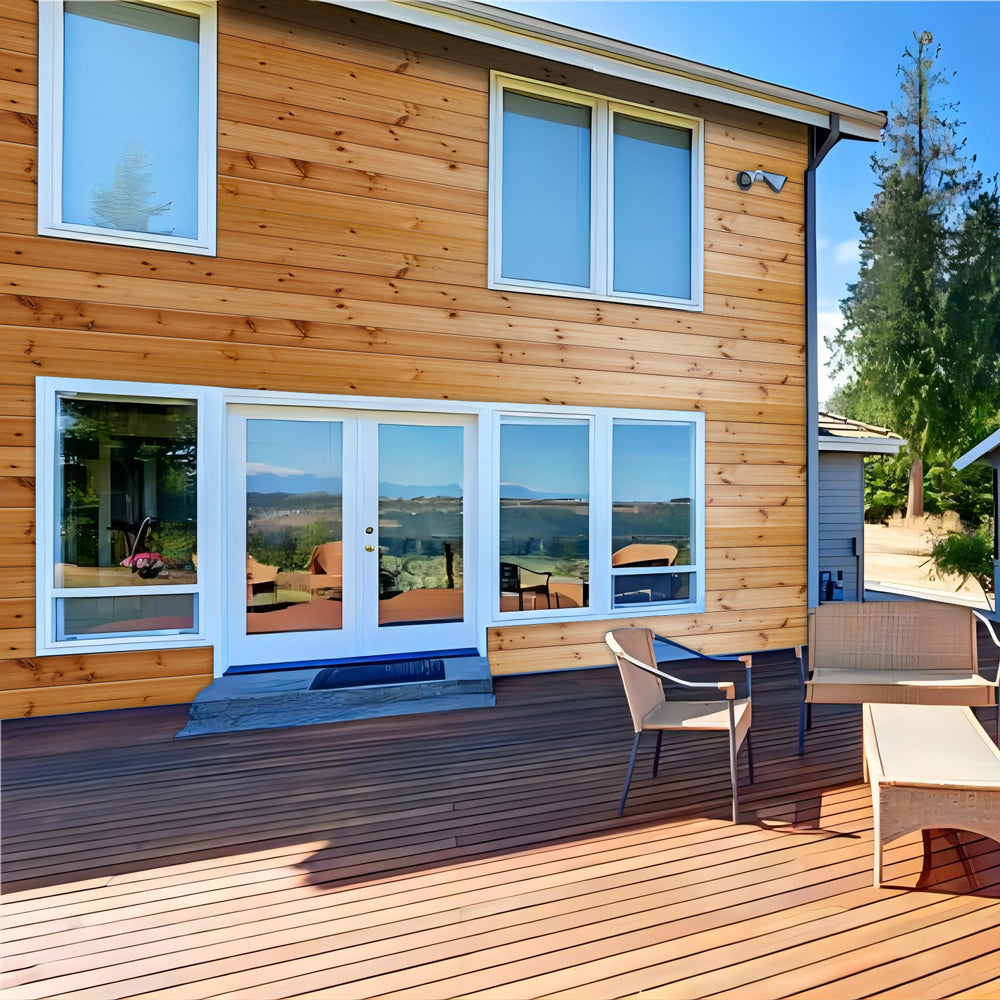 Unfinished Cedar Wood Shiplap Siding Boards for Interior, Exterior Walls