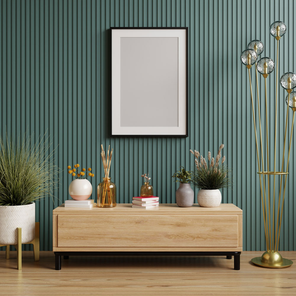 Paintable Slat Wood Panels for Walls