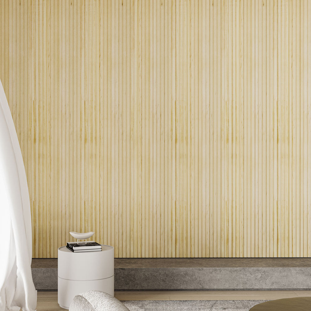 Unfinished Slat Wood Wall Panels Stain or Paint Grade