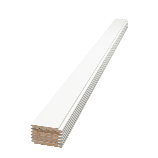 White Wood Shiplap Siding Boards for Interior, Exterior Walls