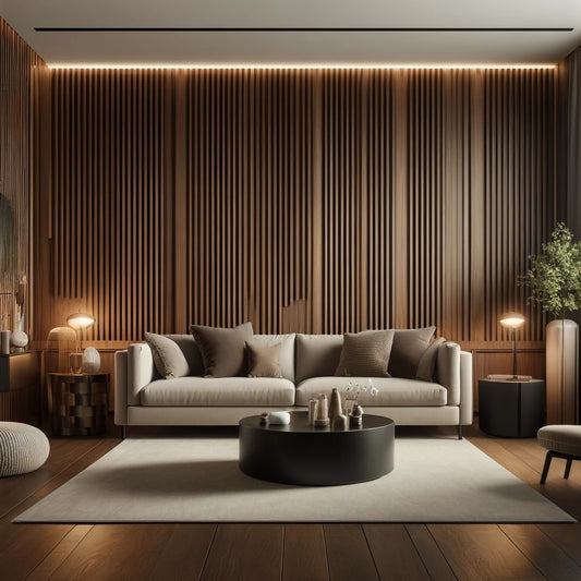 acoustic slatted wall panels