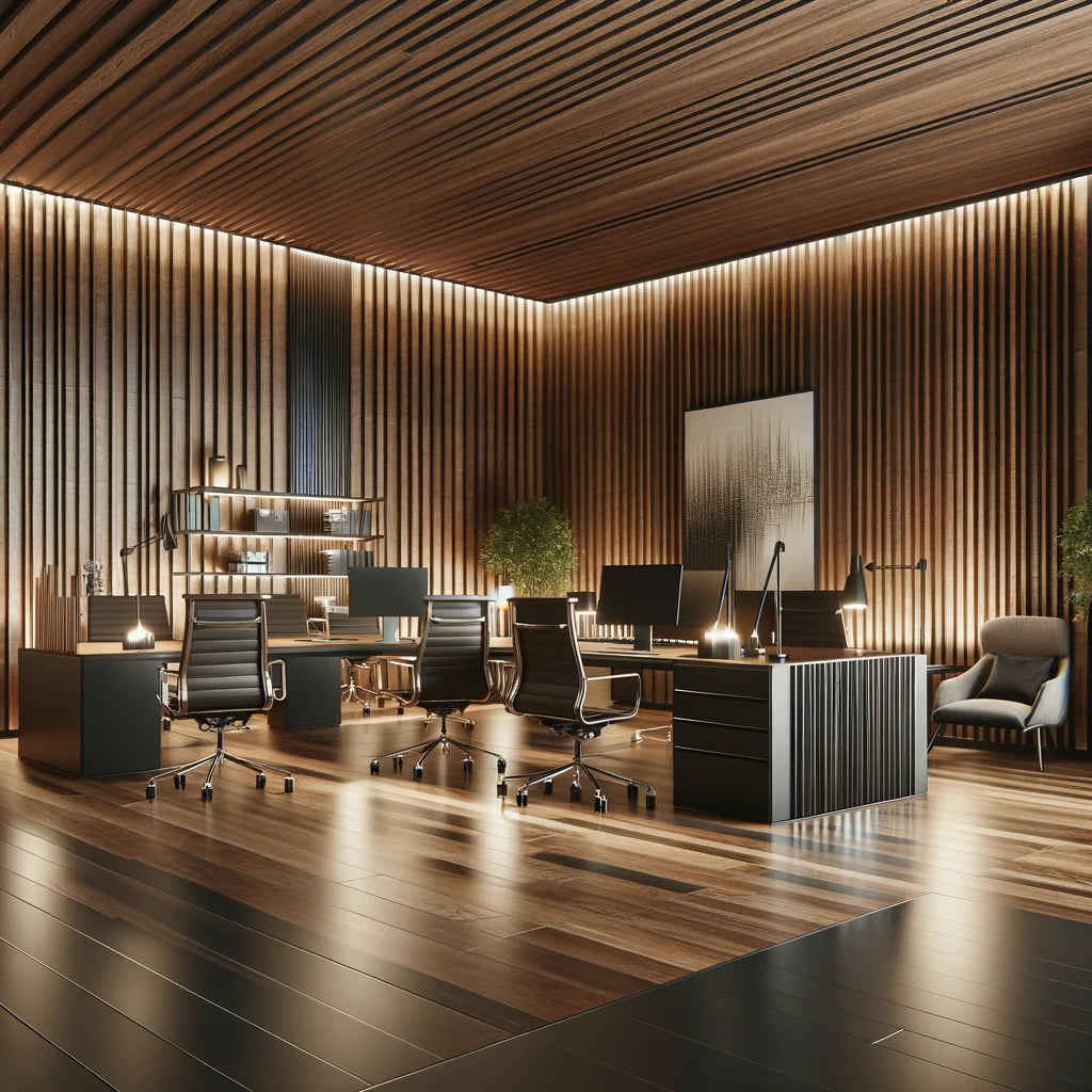 wooden panels for office
