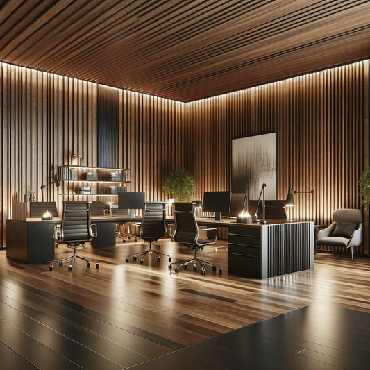 wooden panels for office