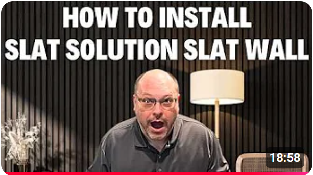 Home Theatre Build Out Project, How to Install SlatSolution® Acoustic Wall Panels