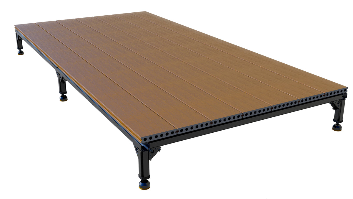 Modular Composite Deck Platform 2 Meter - Teak