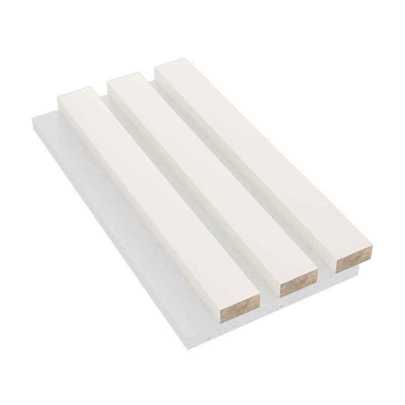 white on white slat panels