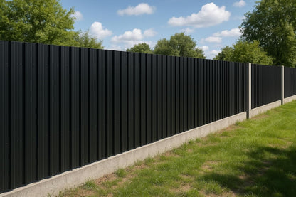 Black Steel Roof Panels Weather-Resistant Metal Roofing