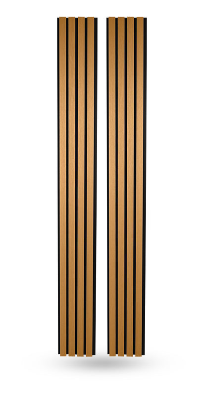American Oak – All-Weather Composite Slat Panel System for Outdoor Siding – 4-Strip Panel with 1.5" Slats (Copy) (Copy)