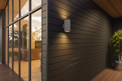 Black Exterior Shiplap Siding Boards, Outdoor Wall Panel Cladding