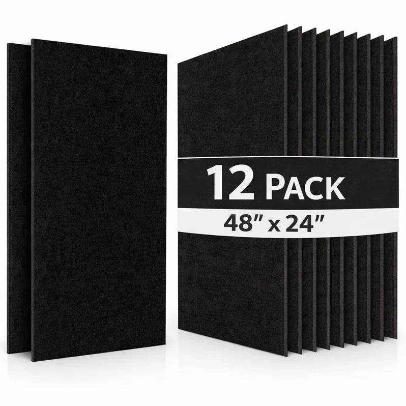 Black Acoustic Sound Board Panels 