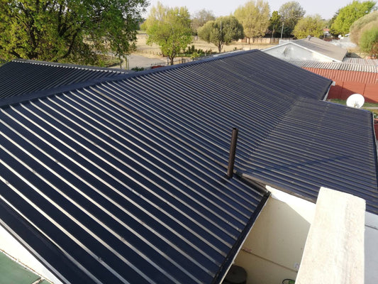 Black Steel Roof Panels Weather-Resistant Metal Roofing