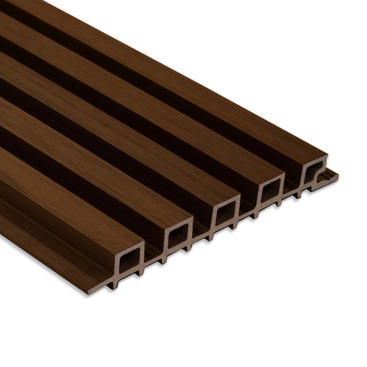 Mahogany Exterior Slat Siding Outdoor Wall Cladding Panels