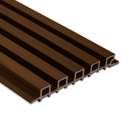 Mahogany Exterior Slat Siding Outdoor Wall Cladding Panels