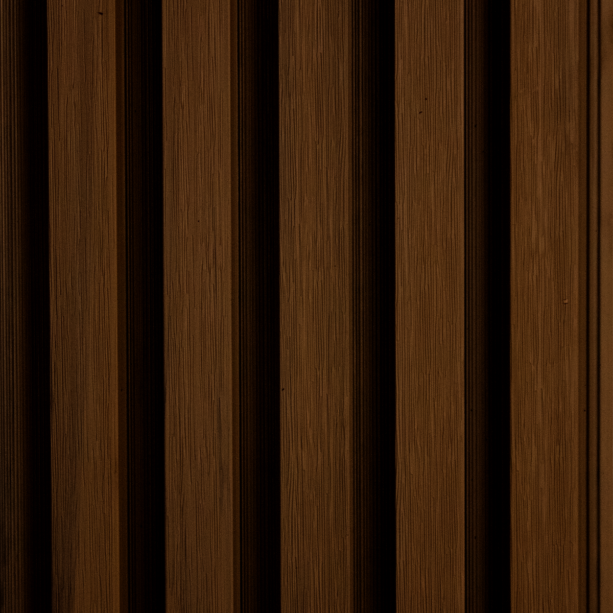 Mahogany Exterior Slat Siding Outdoor Wall Cladding Panels